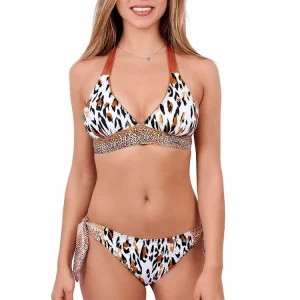 magasins pas chers Coupon 🎉 LES PETITES BOMBES Haut De Maillot Imprimé Animal Litchi 👏 7