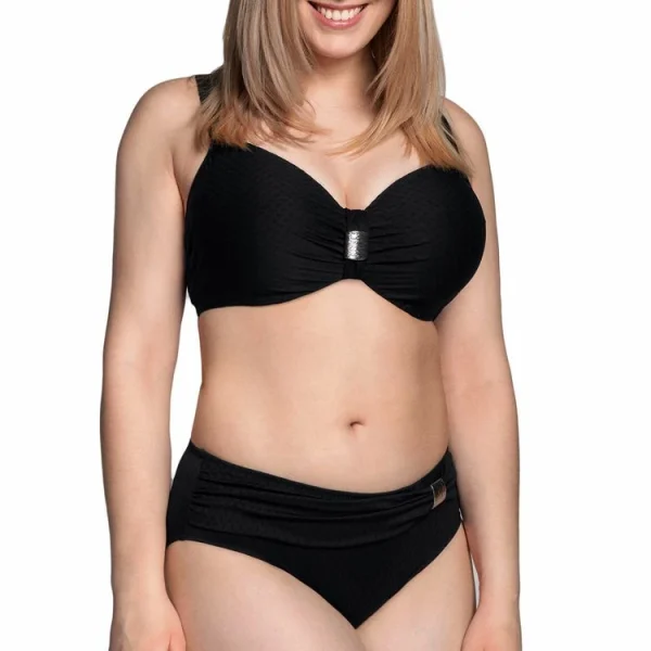 Remise ❤️ Ulla Dessous Bain Bas De Maillot De Bain Culotte St. Tropez Noir ⭐ Livraison rapide 3