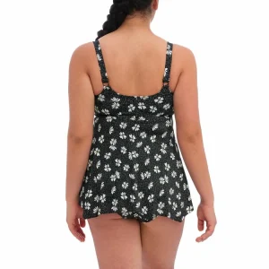 Top 10 🤩 ELOMI Tankini De Bain Grande Taille Sans Armatures Plain Sailing Black Daisy 😉 Les achats en ligne 7