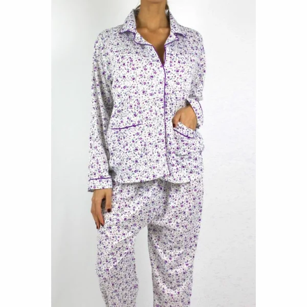 Tout neuf 🔔 Kebello Pyjama à FleursFemme 🥰 vente à bas prix 6