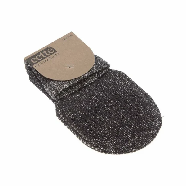 Promo 😍 Cette Chaussette Mi-Hautes – 1 Paire – Sans Talon – Pointe Renforcée – Résille – GLITTER FISHNET 🧦 SOCKS ✔️ aux meilleurs prix 1