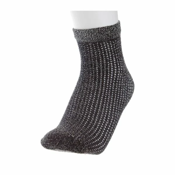 Promo 😍 Cette Chaussette Mi-Hautes – 1 Paire – Sans Talon – Pointe Renforcée – Résille – GLITTER FISHNET 🧦 SOCKS ✔️ aux meilleurs prix 3