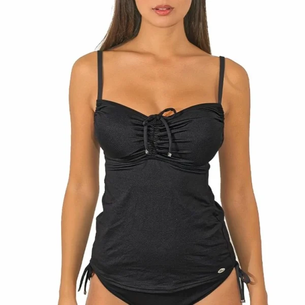 a Prix Discount Grosses soldes 🌟 Sun Playa Haut De Maillot De Bain Tankini Eva Noir ⭐ 1