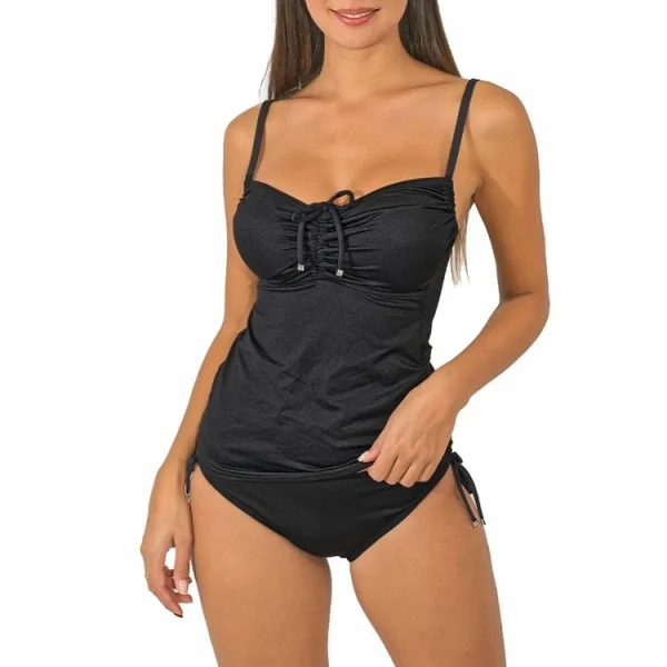 a Prix Discount Grosses soldes 🌟 Sun Playa Haut De Maillot De Bain Tankini Eva Noir ⭐ 3