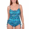 achat Remise 🛒 NANA SUN Maillot Tankini Avec Culotte De Bain Saphir 😍 13