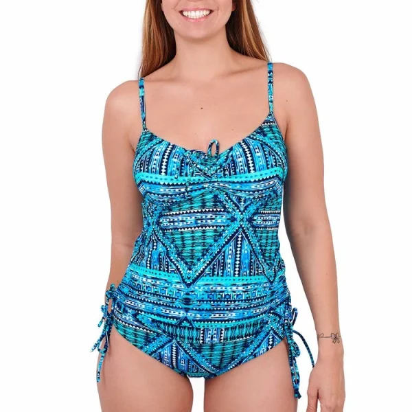achat Remise 🛒 NANA SUN Maillot Tankini Avec Culotte De Bain Saphir 😍 1