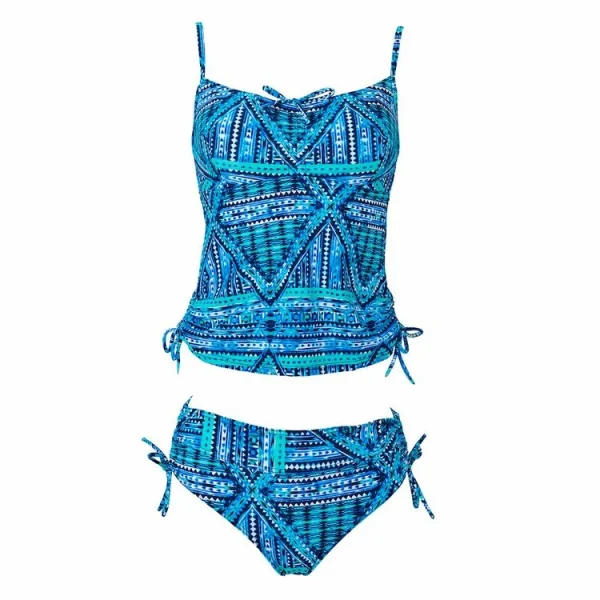 achat Remise 🛒 NANA SUN Maillot Tankini Avec Culotte De Bain Saphir 😍 4
